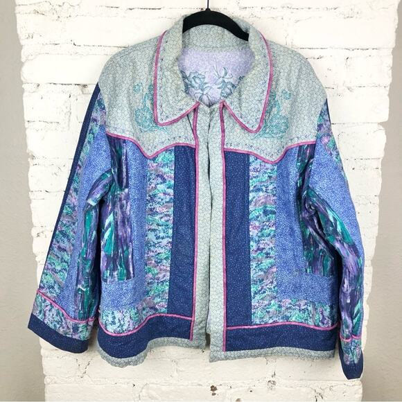 Hand Crafted Jackets & Blazers - Vintage Hand Quilted Jacket